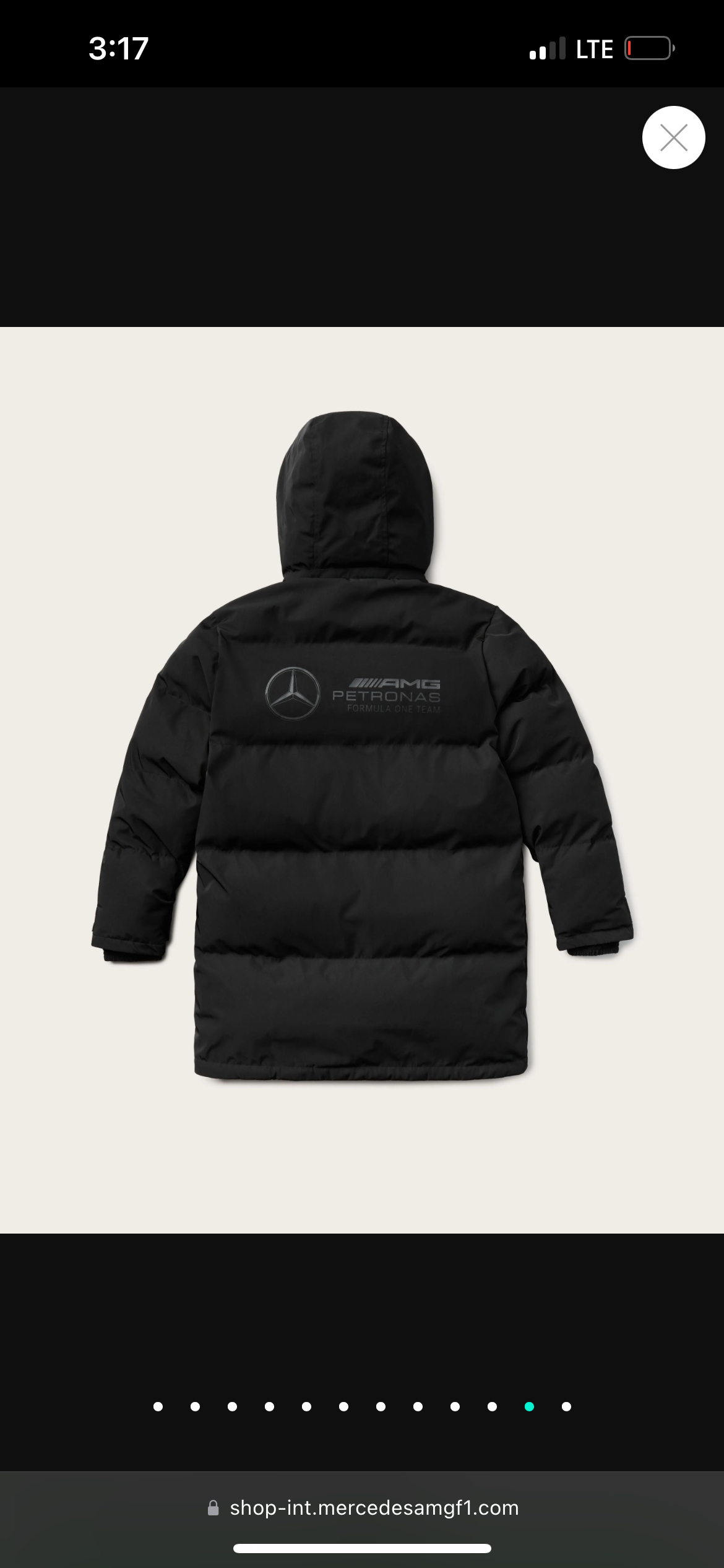 Mercedes AMG Petronas Men’s Ultimate Coat - large