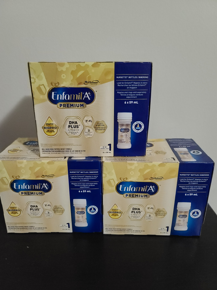 Enfamil A+  Premium- Ready to Feed bottle - Unopened Box pack thumbnail