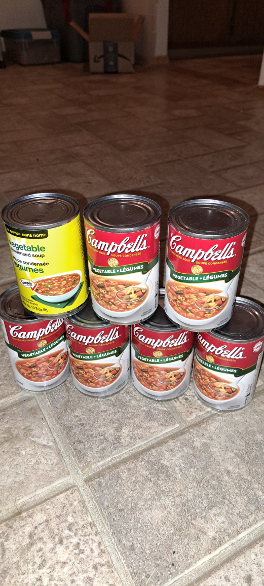 canned vegetable soup