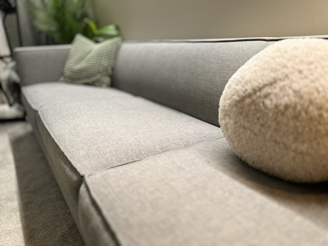 CB2 CLUB GREY FABRIC 3-SEATER SOFA image indicator(6)