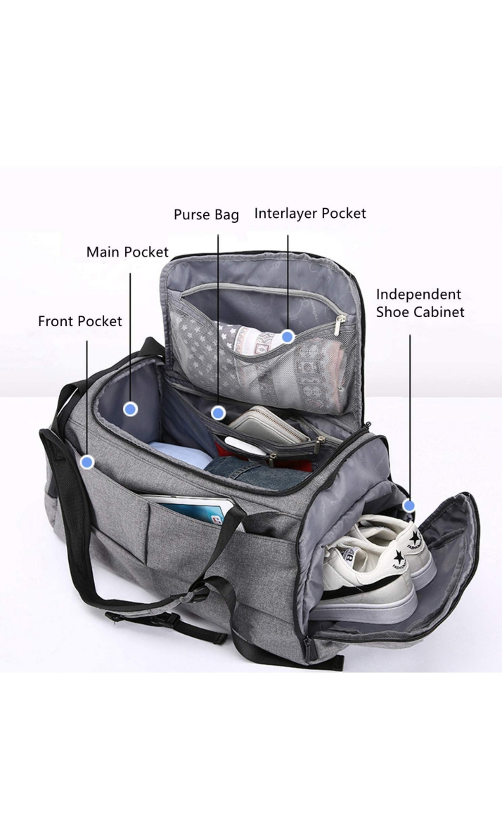 Sports Duffel Bag w/ Anti-Theft Lock image indicator(5)