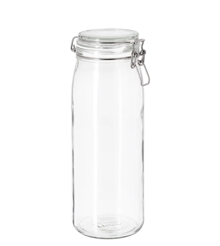 Large glass jar