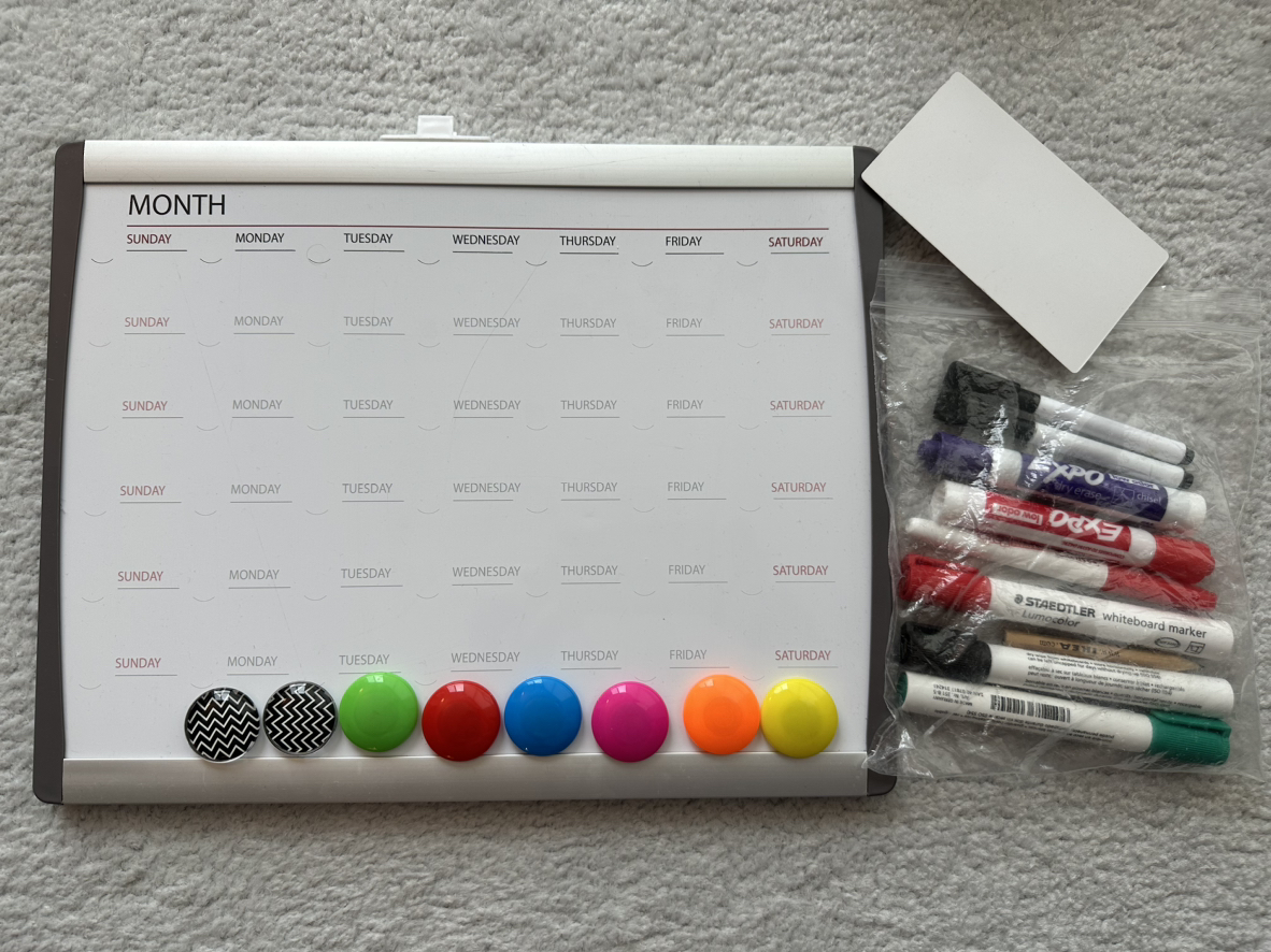 Magnetic calendar board for fridge thumbnail
