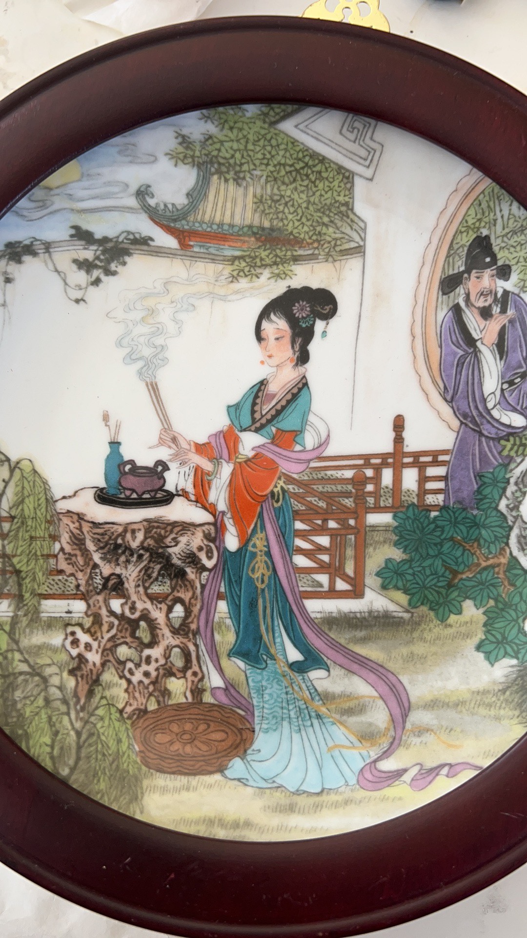 Four Beauties of Ancient China Porcelain Plate, Limited Edition image indicator(7)