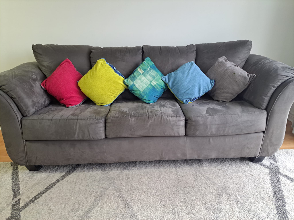 Three Seater Sofa - Collier Dar Grey Sofa by Leons - photo 2