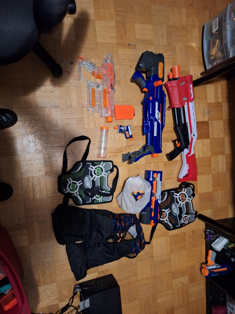 nerf guns