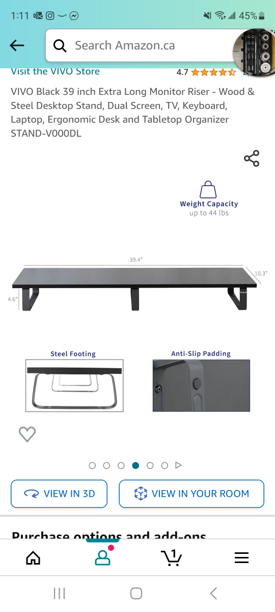 Multiple Monitor Home Office Stand - photo 2