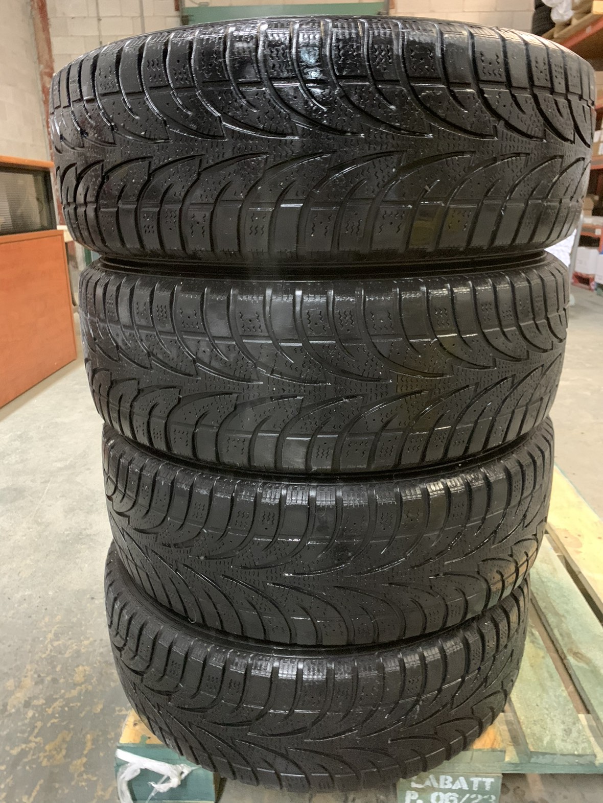 Winter tires with rims
