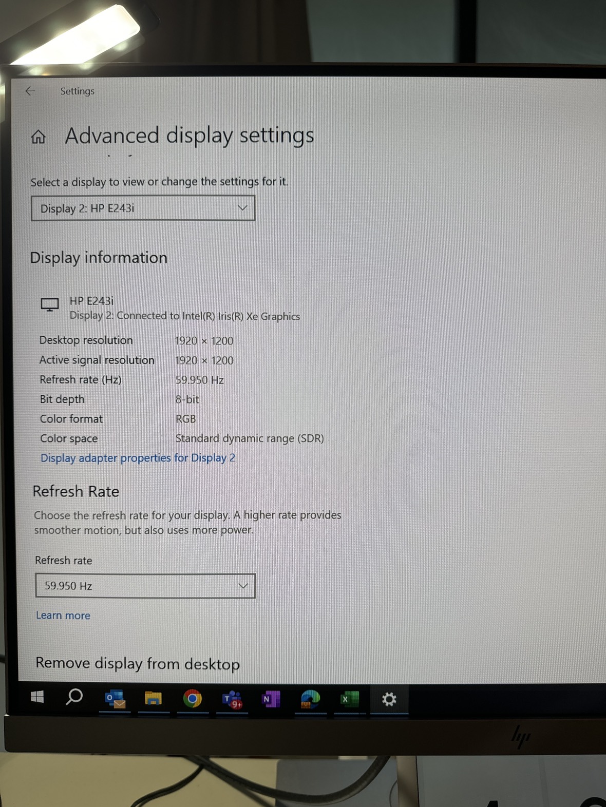 HP Monitor 24” E24i - photo 3