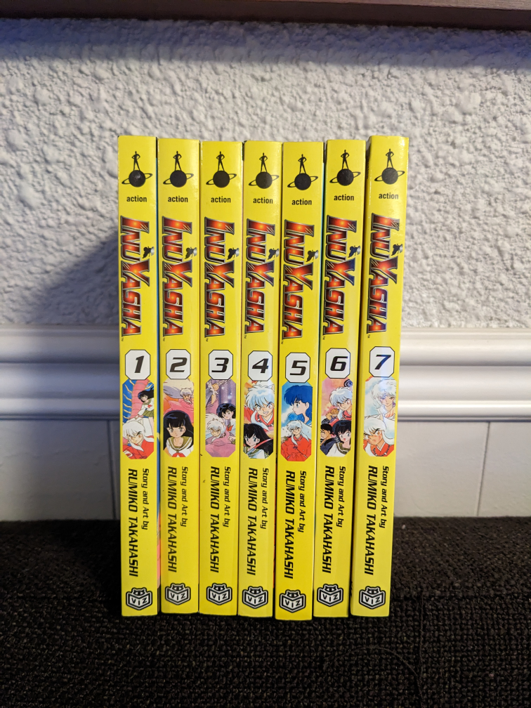 InuYasha Vol. 1-7 by Rumiko Takahashi thumbnail