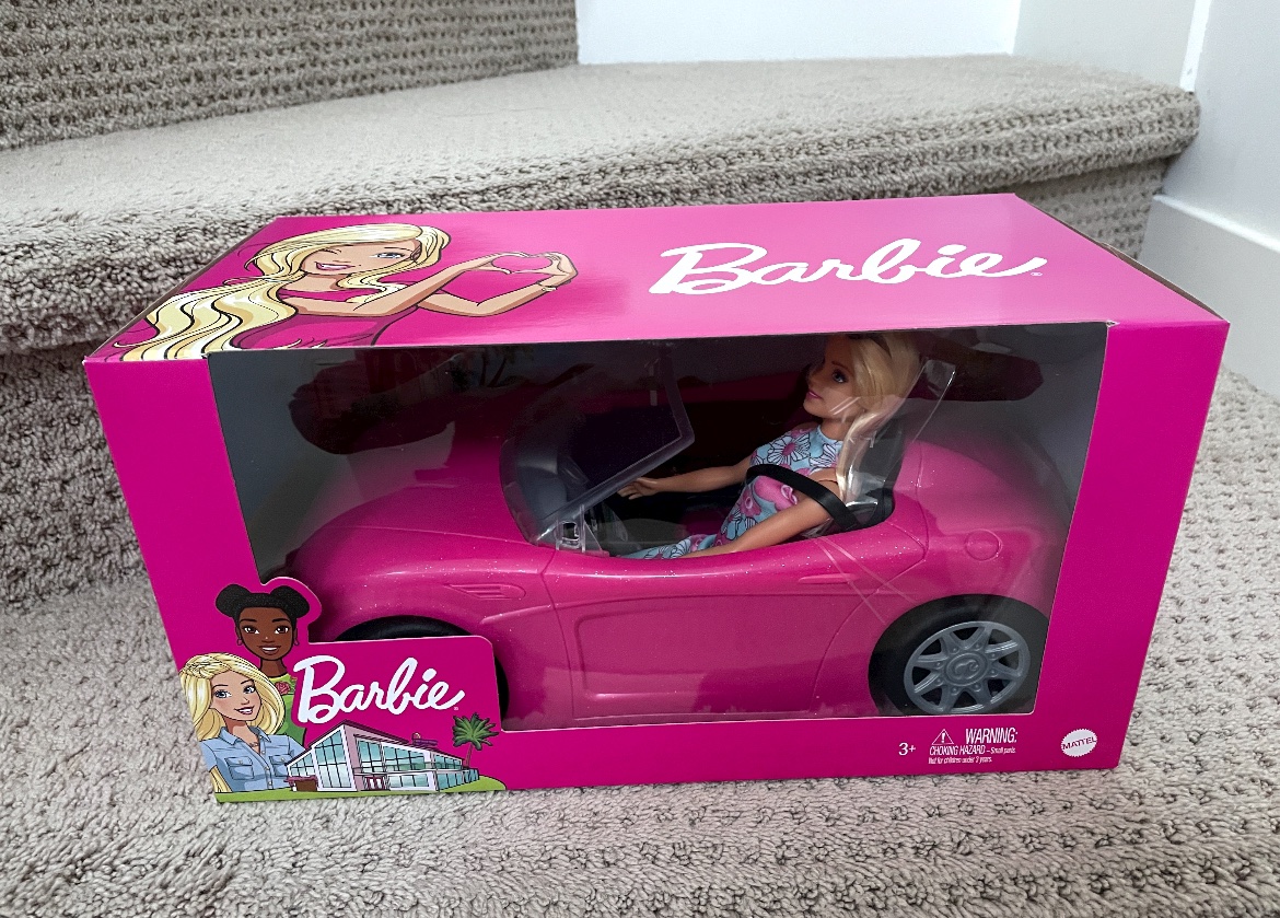 Unopened barbie car set $25