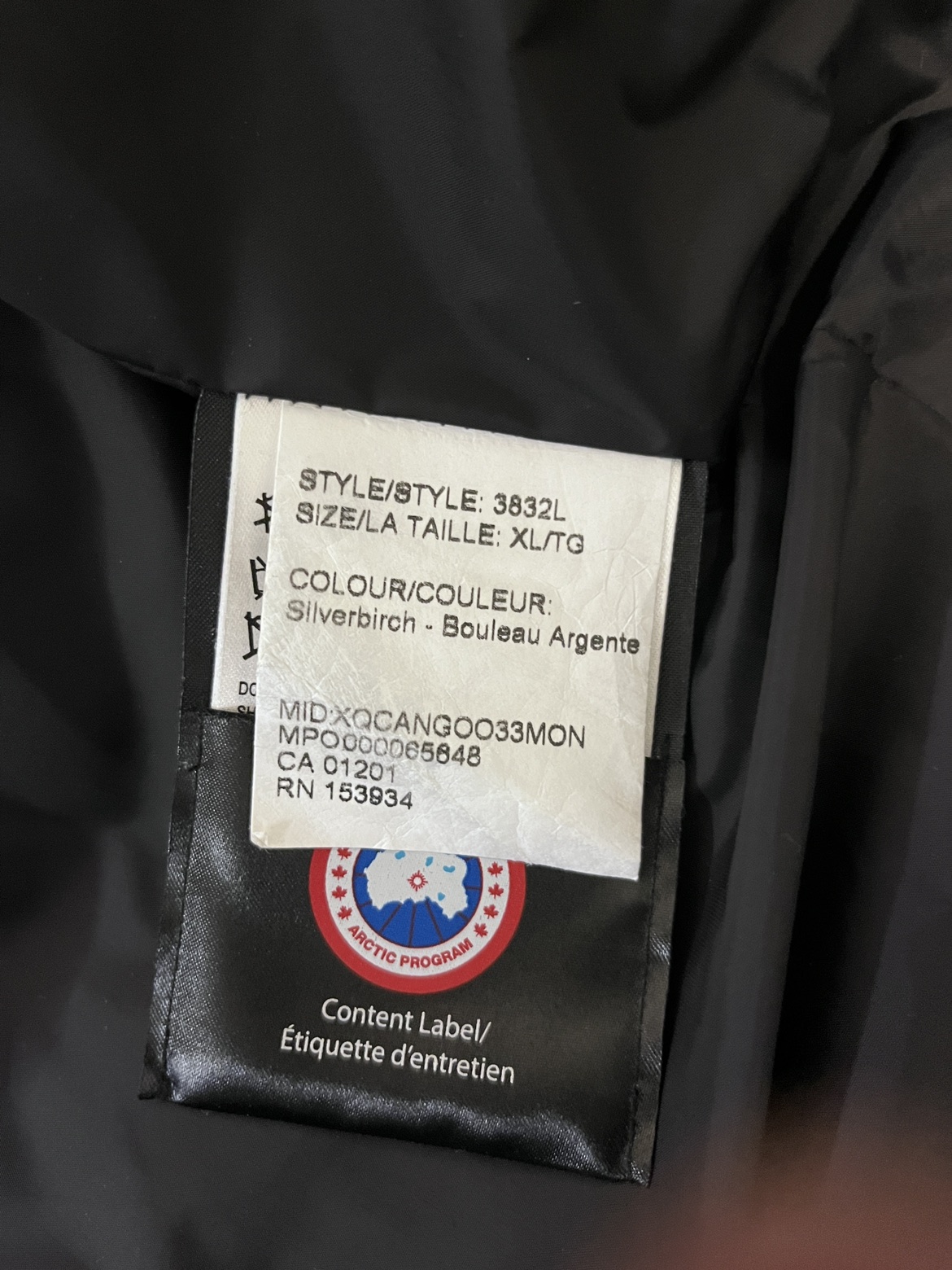 Canada goose parka women XL - photo 2