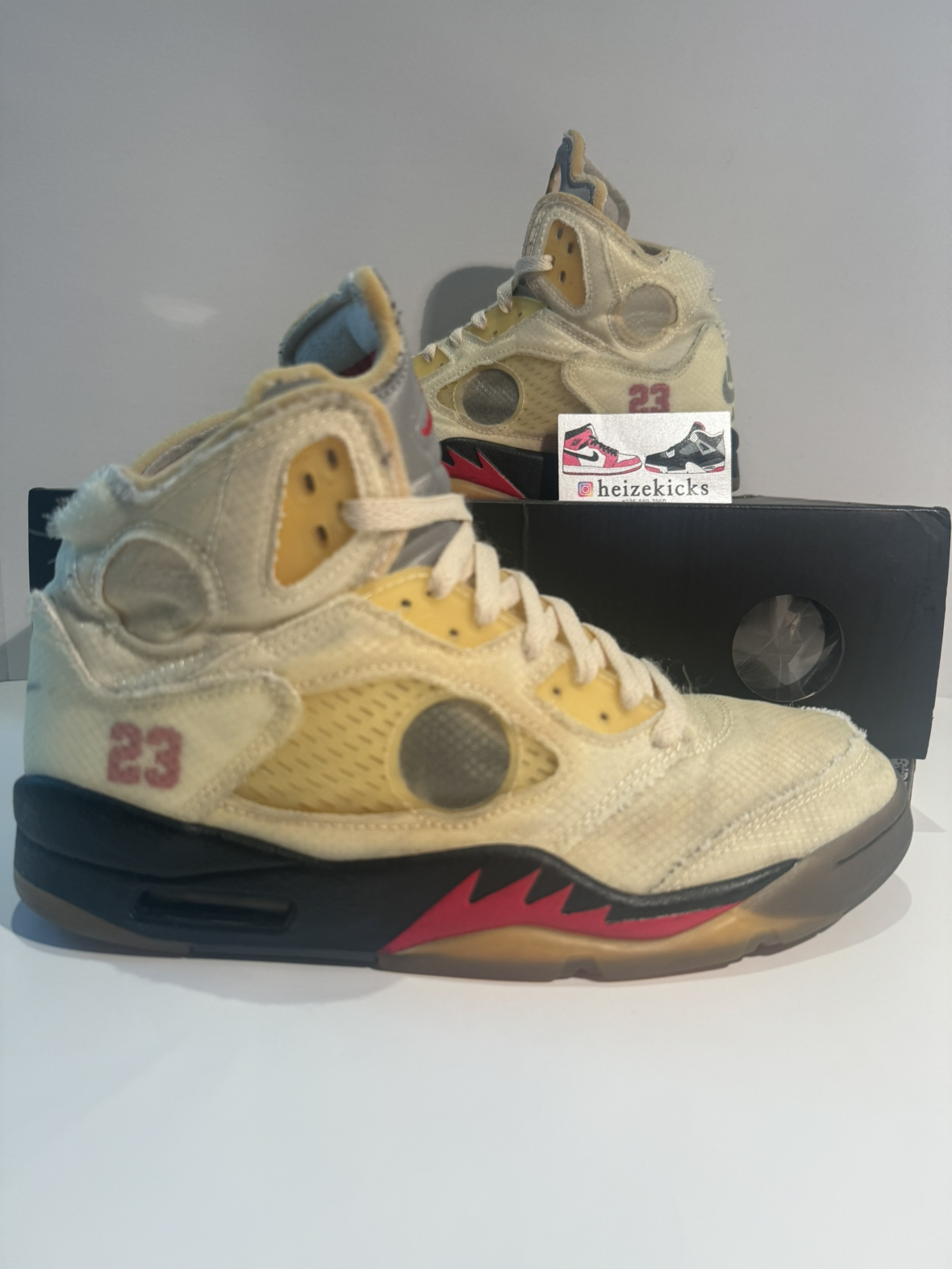Air Jordan 5 Off White Sail size 9 thumbnail