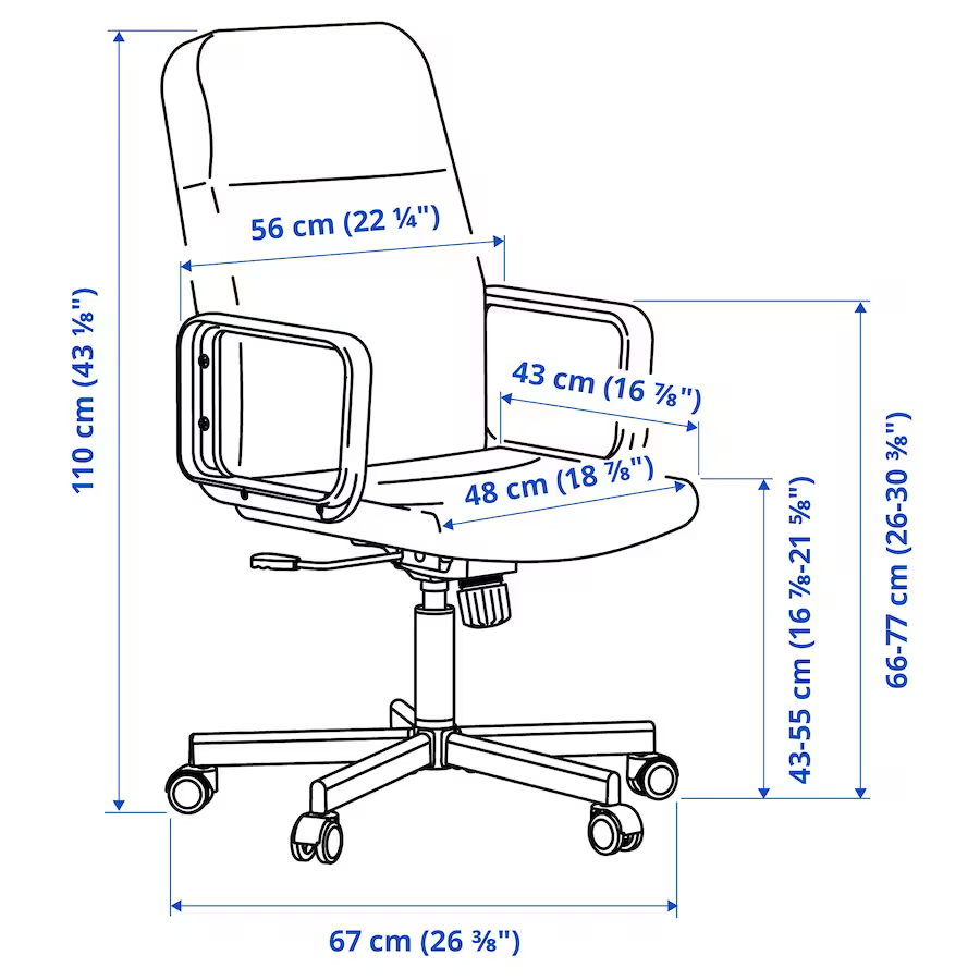 Ikea Renberget office chair - photo 3
