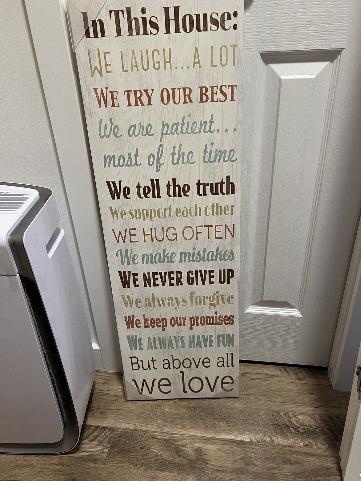 Family wall sign