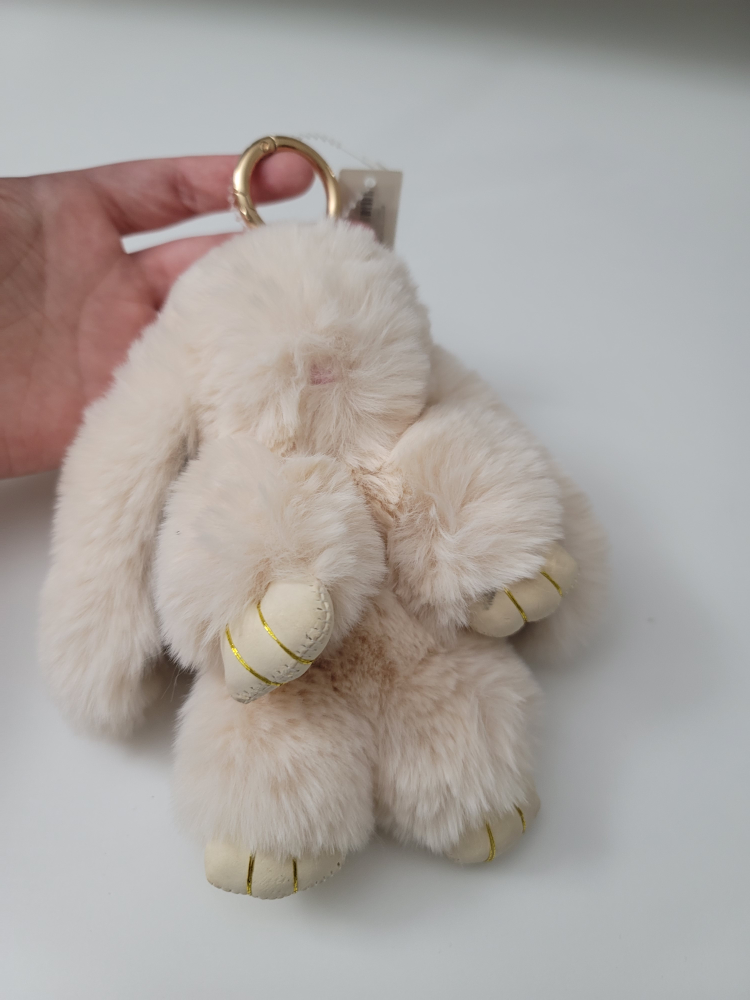 Free  fluffy bag accessory #freecycle