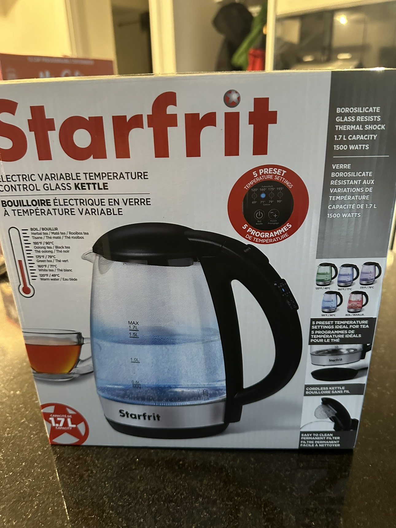 Glass kettle