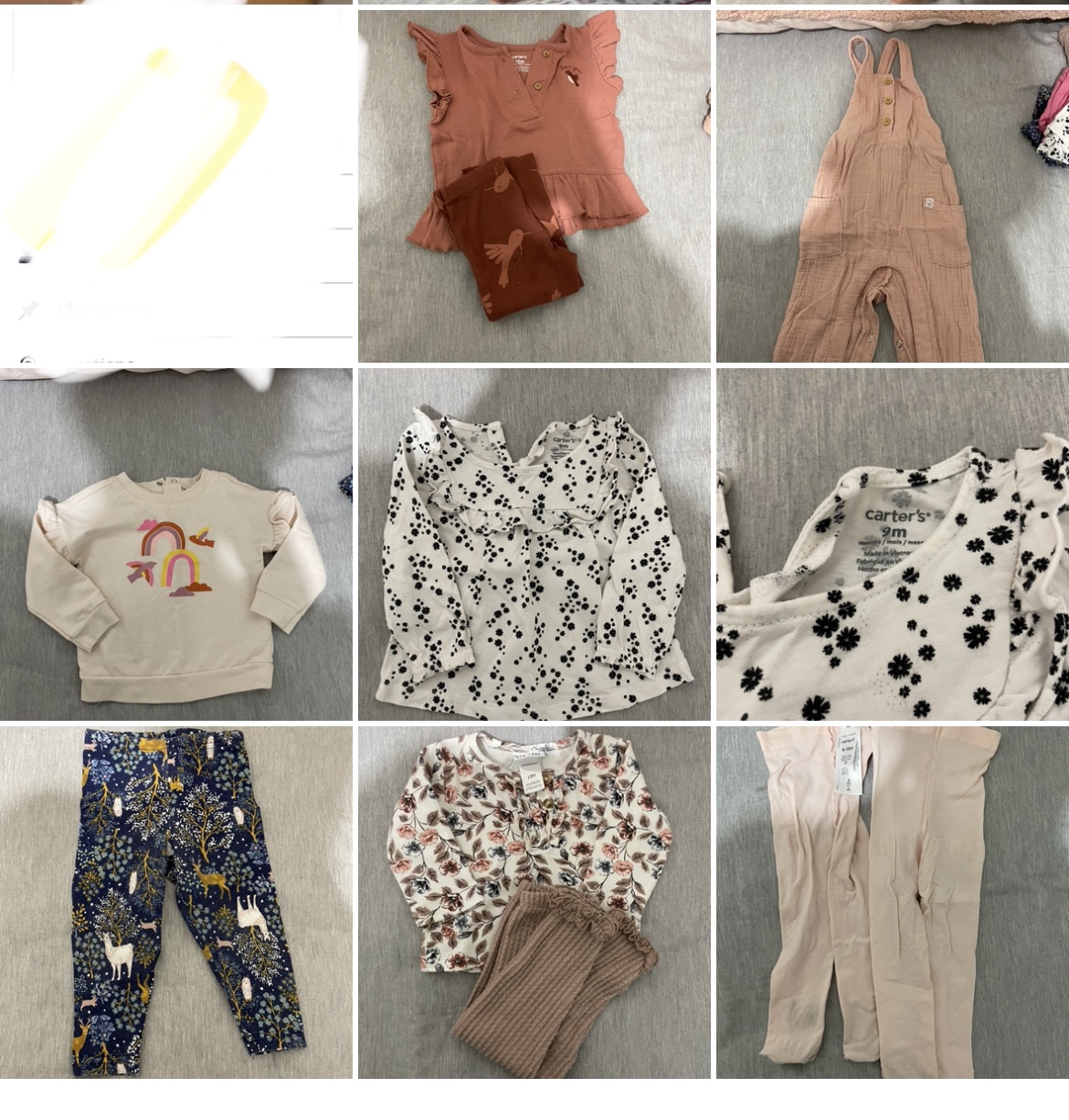 Cute Babygirls 12 mths clothes