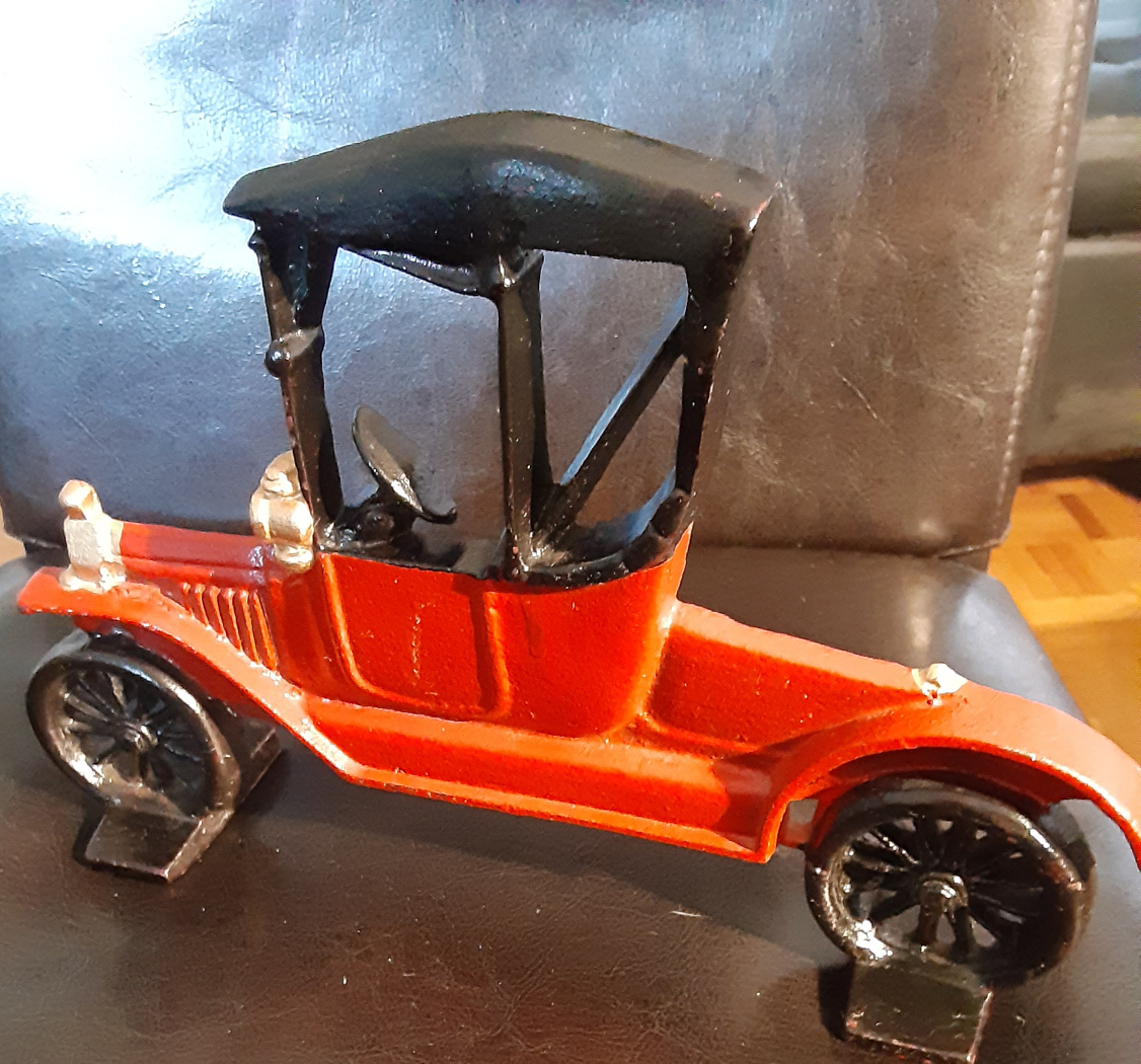 Antique Cast Iron Model T Ford Door Stopper image indicator(4)