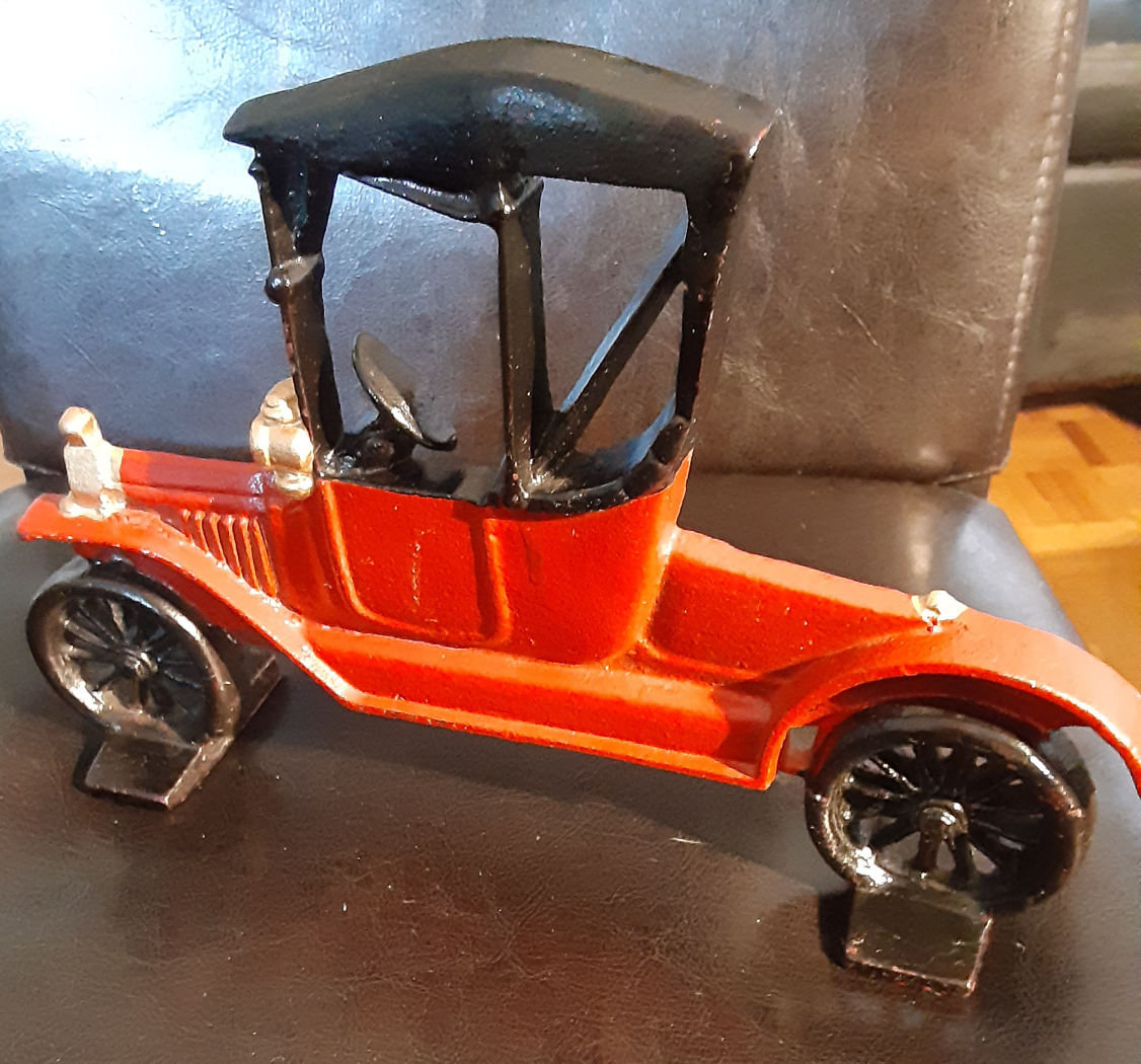 Antique Cast Iron Model T Ford Door Stopper image indicator(6)