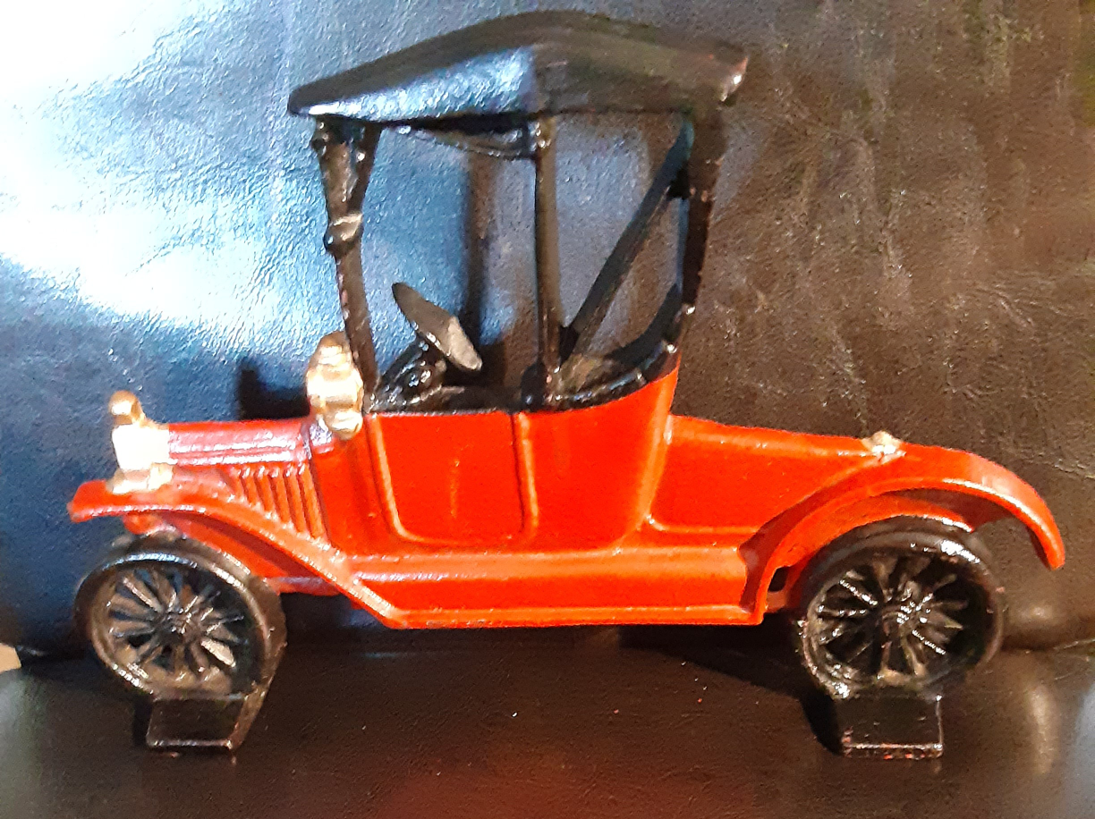 Antique Cast Iron Model T Ford Door Stopper image indicator(7)