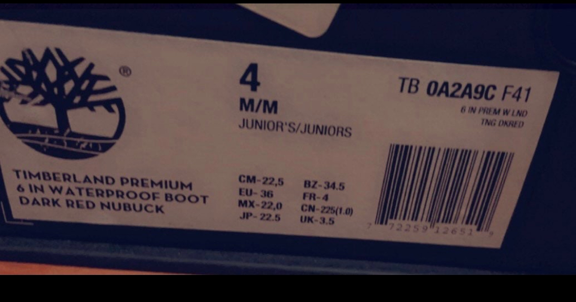 Timberland New size 4 Juniors - photo 3