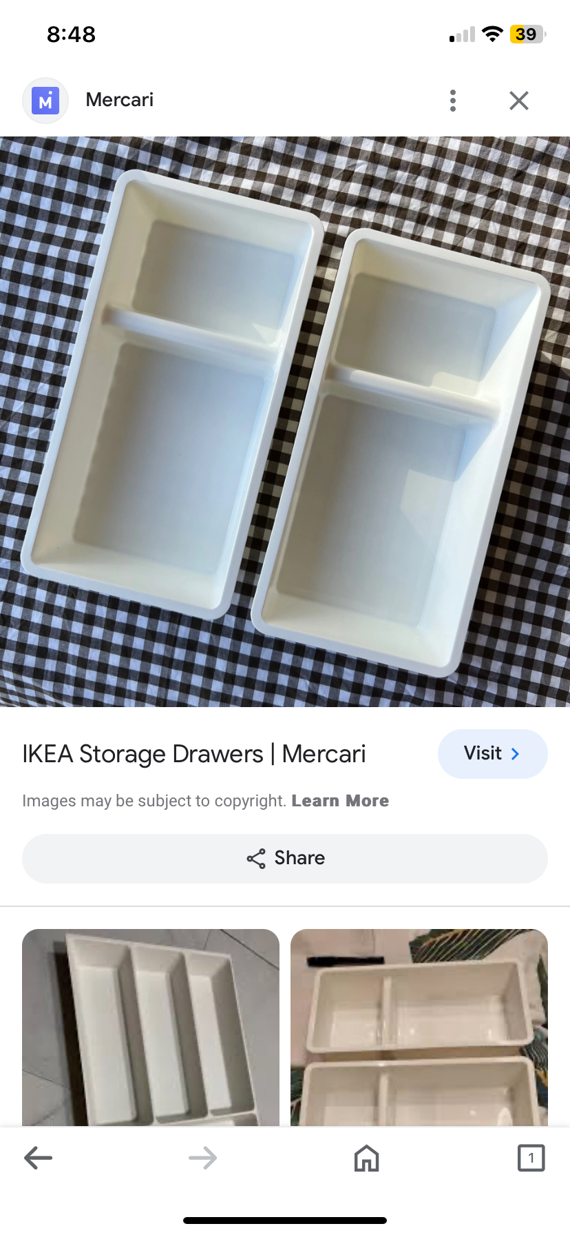 IKEA Storage Drawers - photo 2