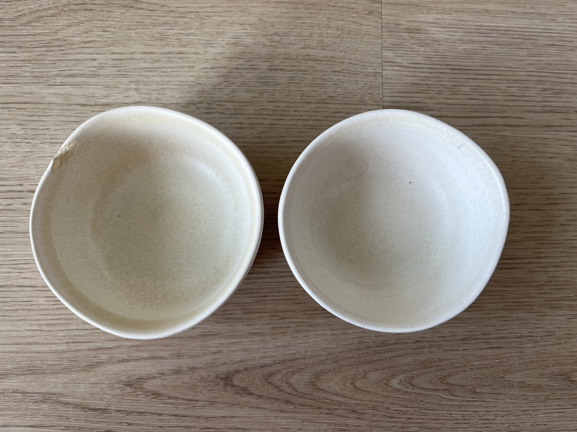 Small Ivory Stoneware Bowls - photo 2