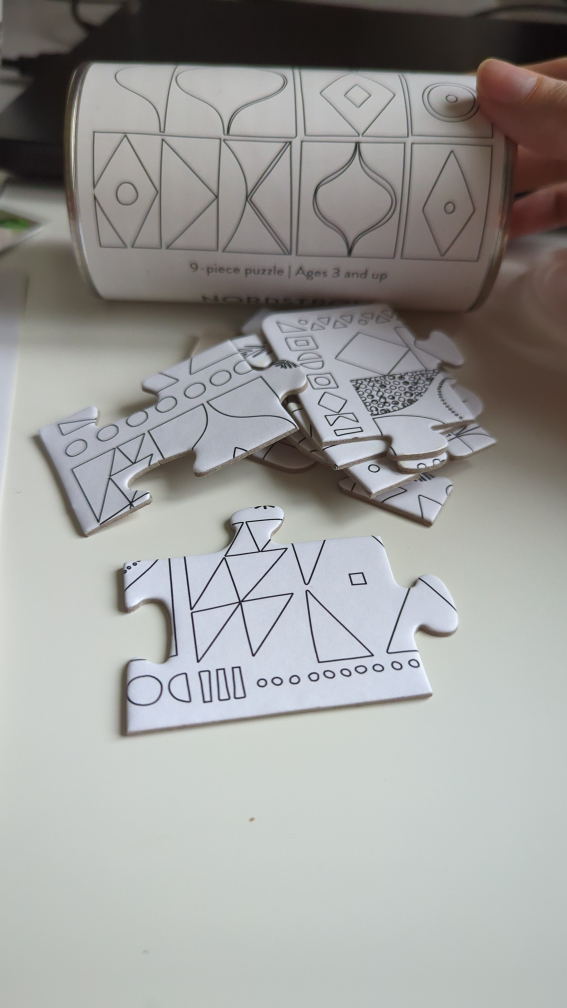 Puzzle: Colour-in puzzle for kids #freecycle thumbnail