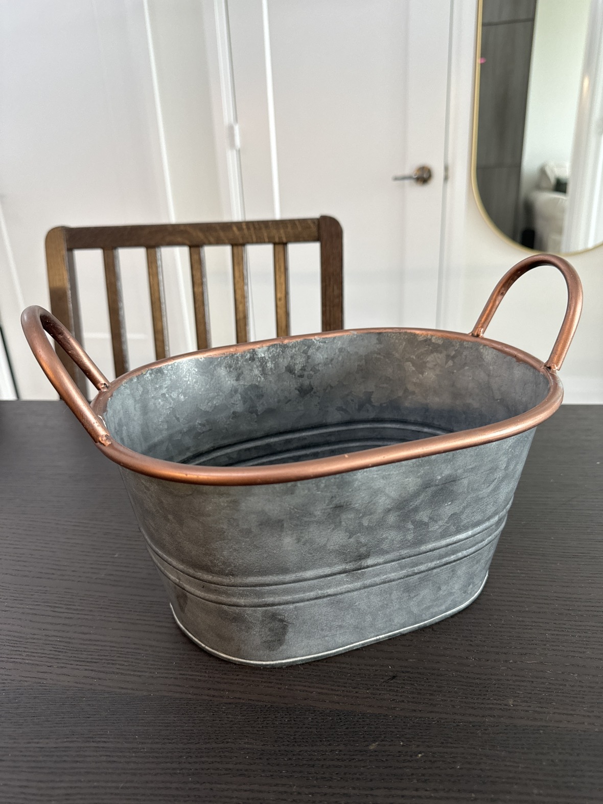 Metal decorative container #freecycle thumbnail