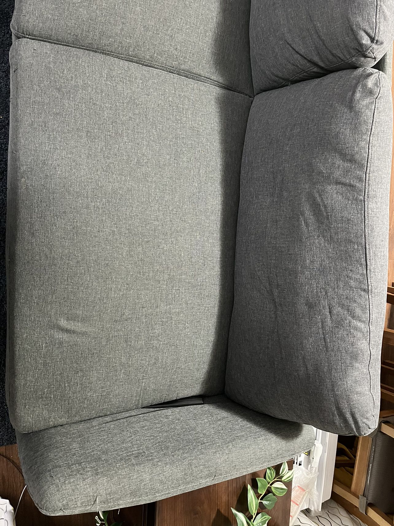 Zinus Contemporary Upholstery Sofa - Dark Gray - photo 5