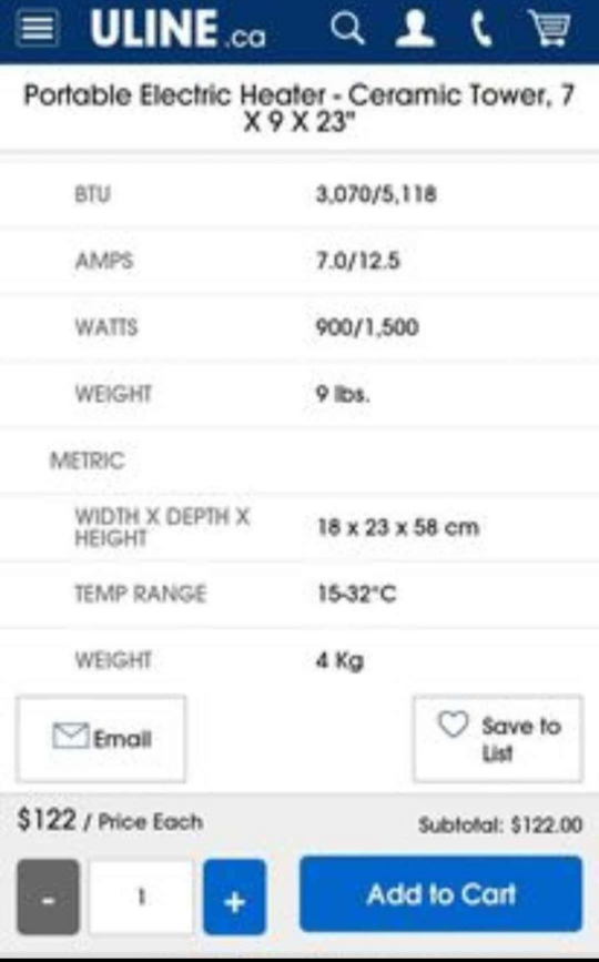 Air King Oscillating Ceramic Space Heater image indicator(4)