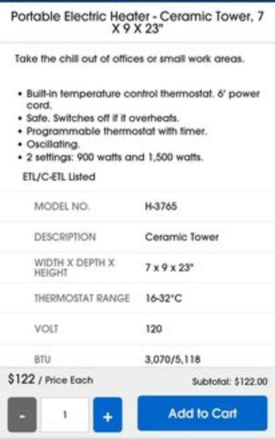 Air King Oscillating Ceramic Space Heater image indicator(5)