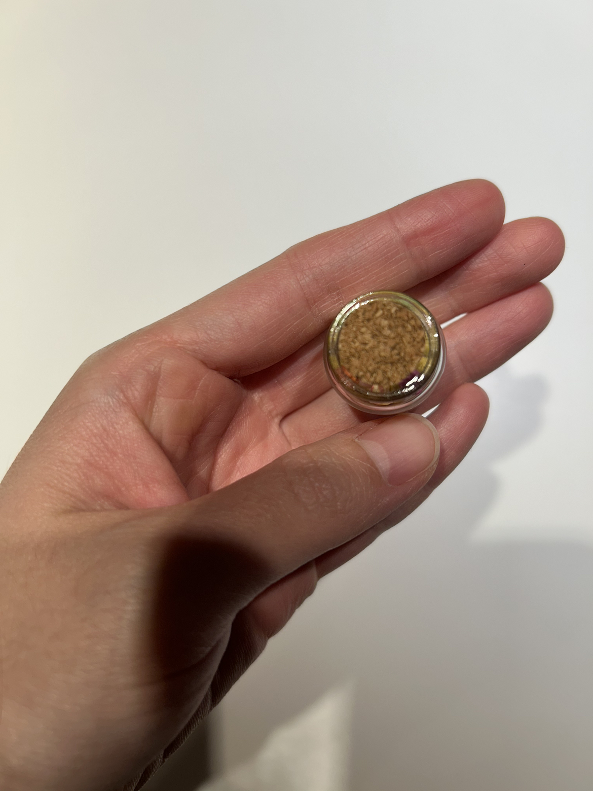 Tiny glass jar of dessert image indicator(2)