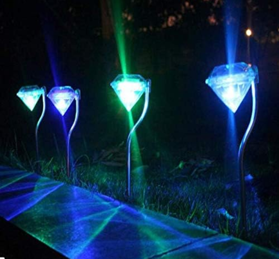 FOUR PIECES WATERPROOF SOLAR OUTDOOR LAMPS - photo 4