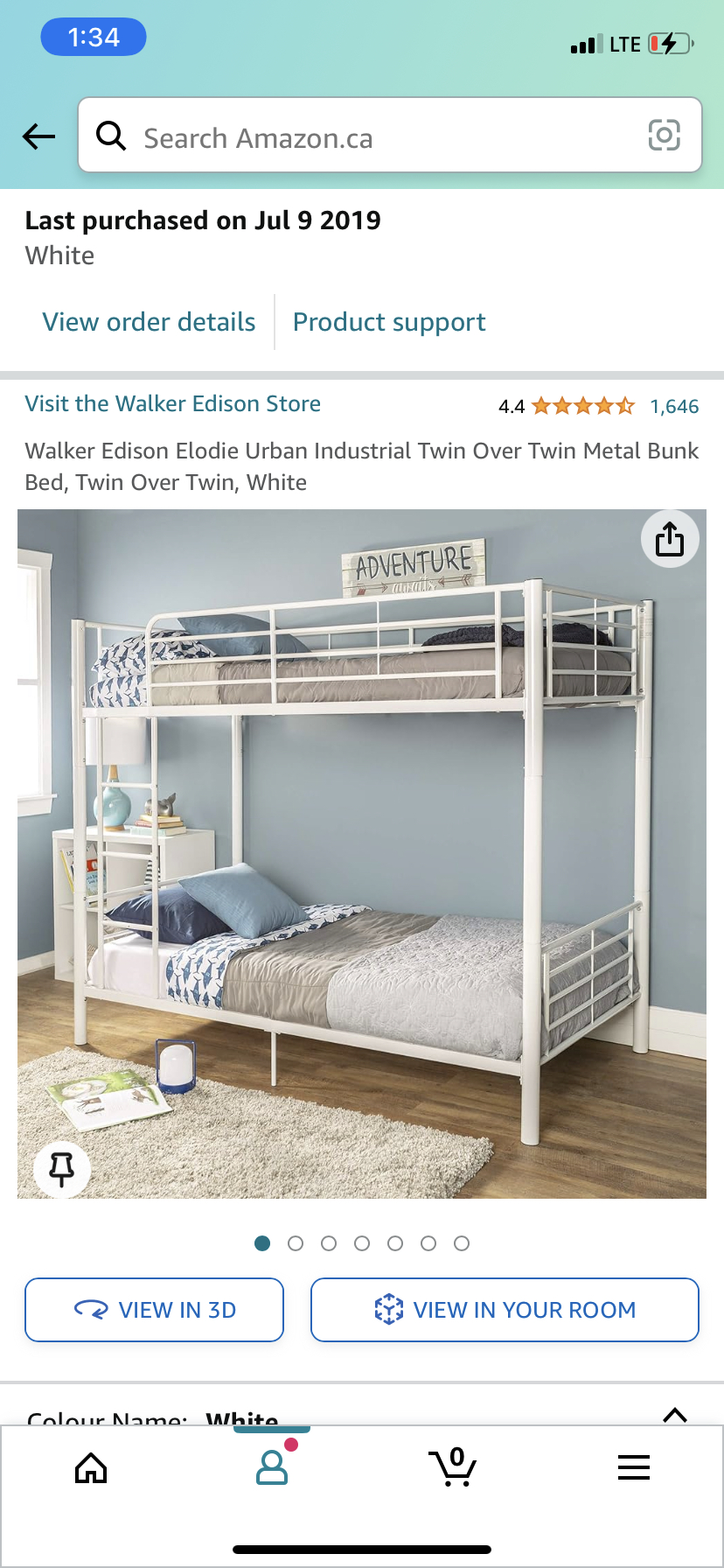 Twin bunkbed frame