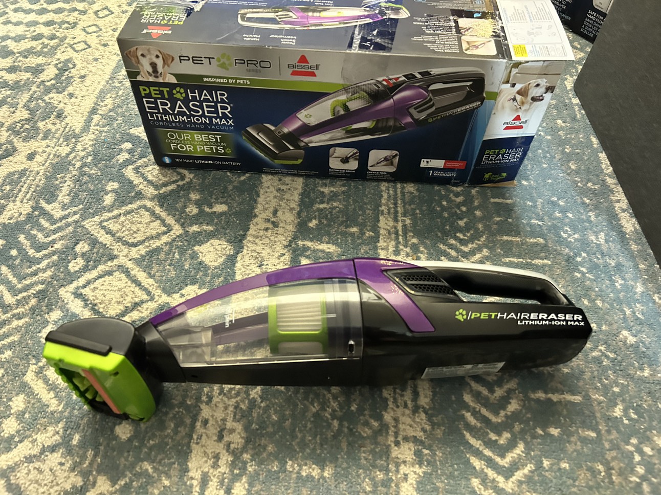 BISSELL Pet Pro Hair Eraser Cordless Handheld Vacuum image indicator(2)