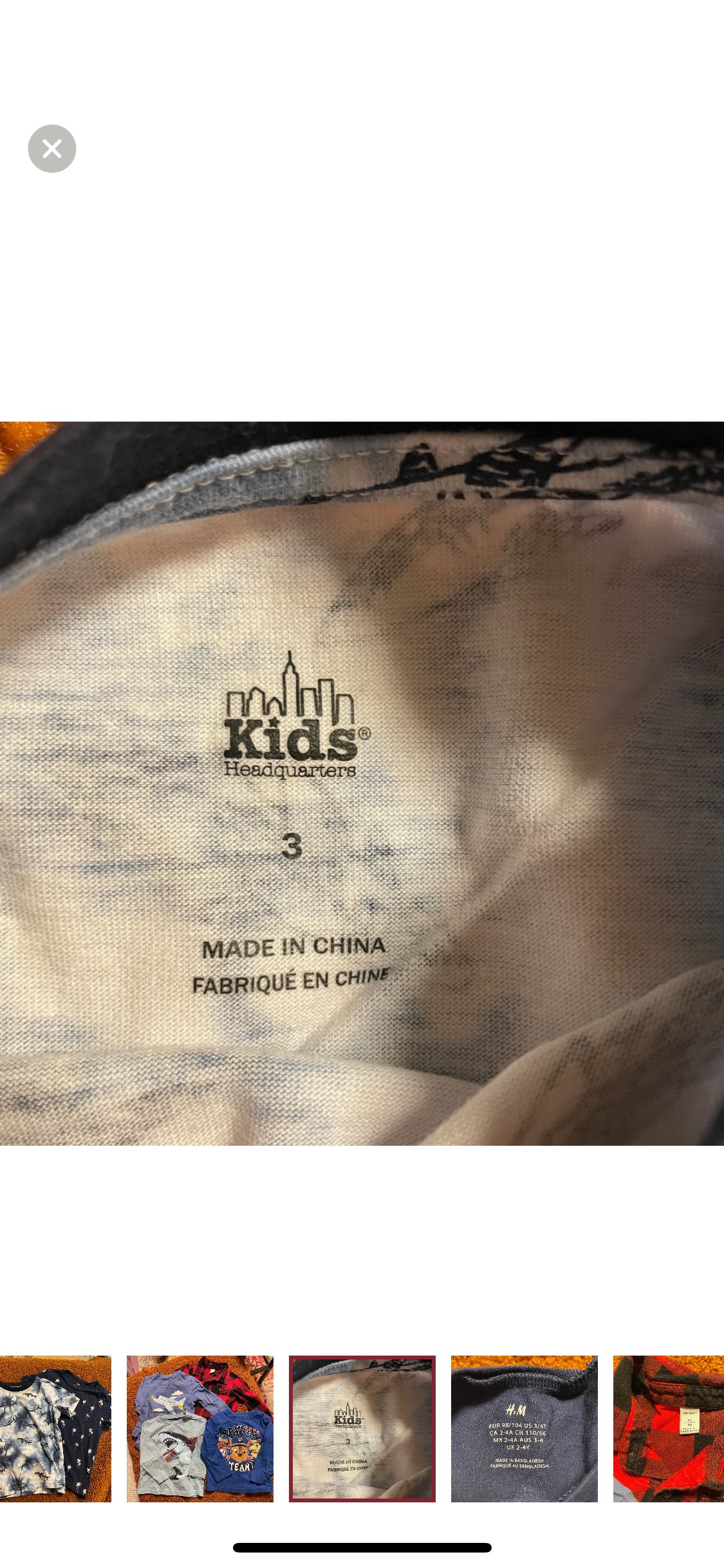 Bundle of 6 Boys Shirts Size 3T image indicator(3)