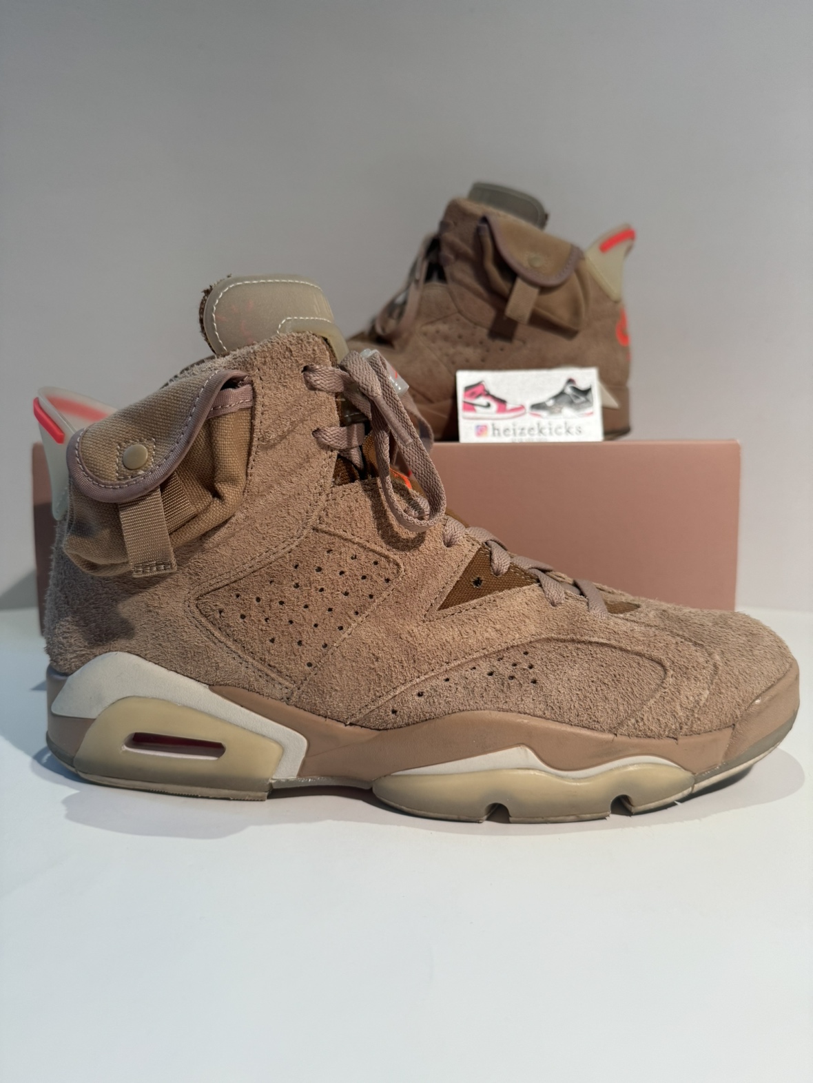 Air Jordan 6 Travis Scott Khaki size 9.5 thumbnail