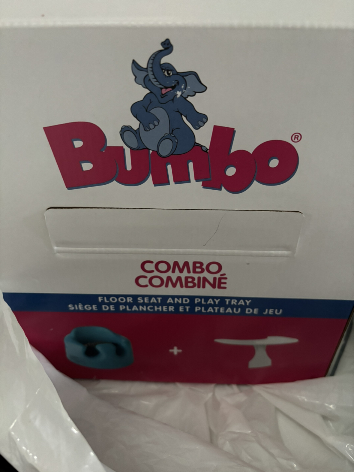 Bumbo seat with tray - photo 3