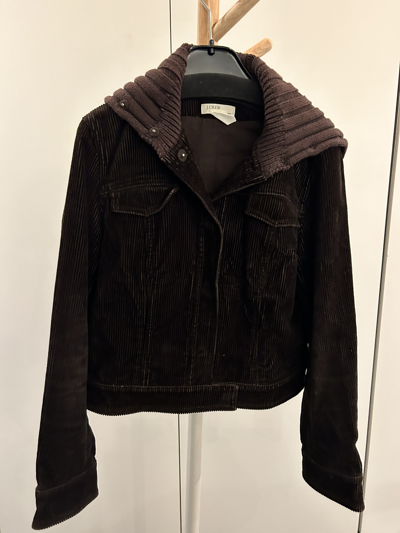 Vintage j crew corduroy denim jacket. Size small