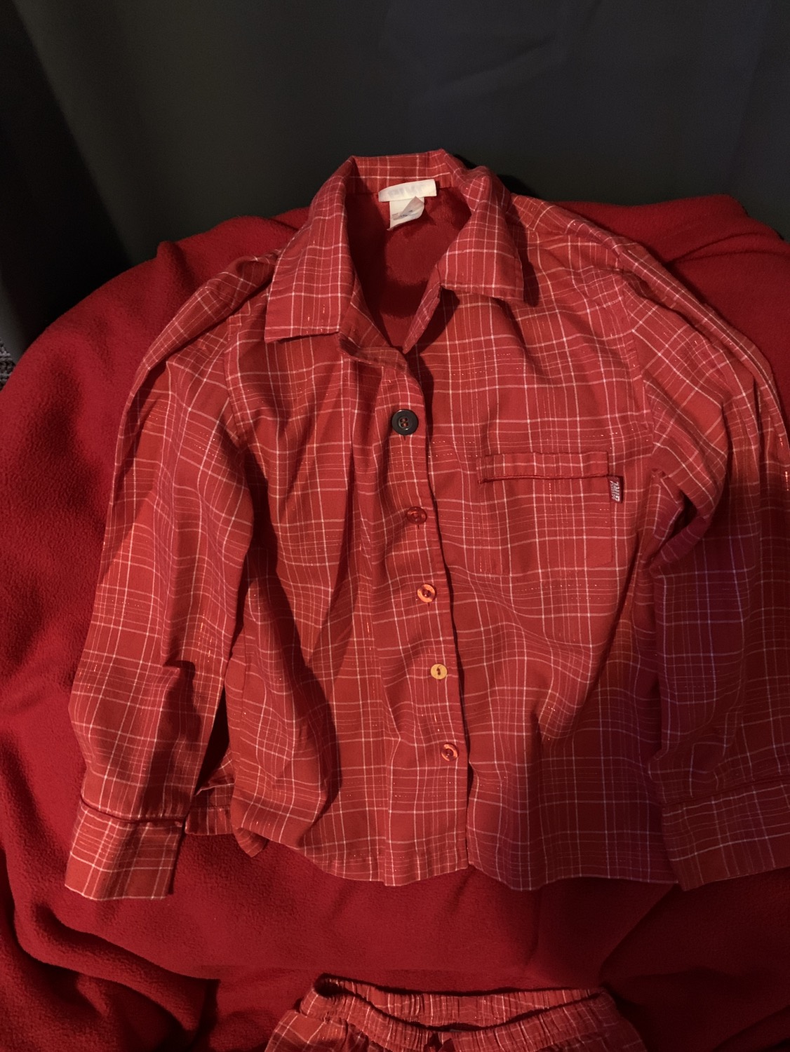 Red unisex bedtime clothes #freecycle image indicator(2)