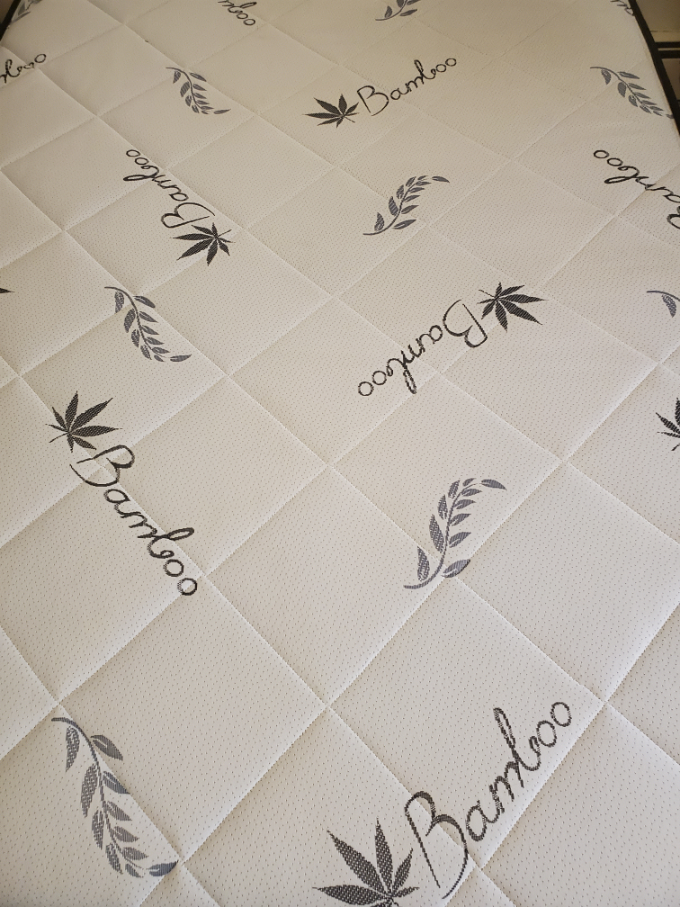 double mattress and box spring with frame - photo 3