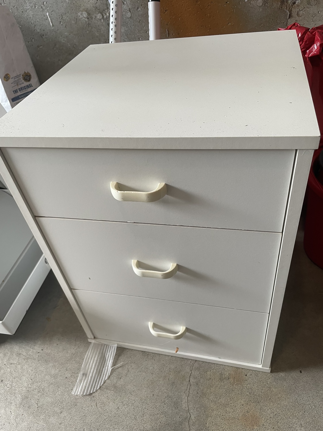White Drawer Nightstand