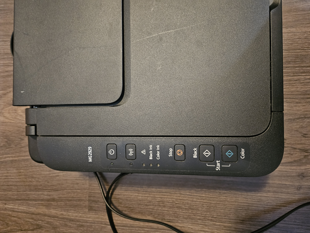 Canon Color Printer/copier/scanner with ink #freecycle - photo 2