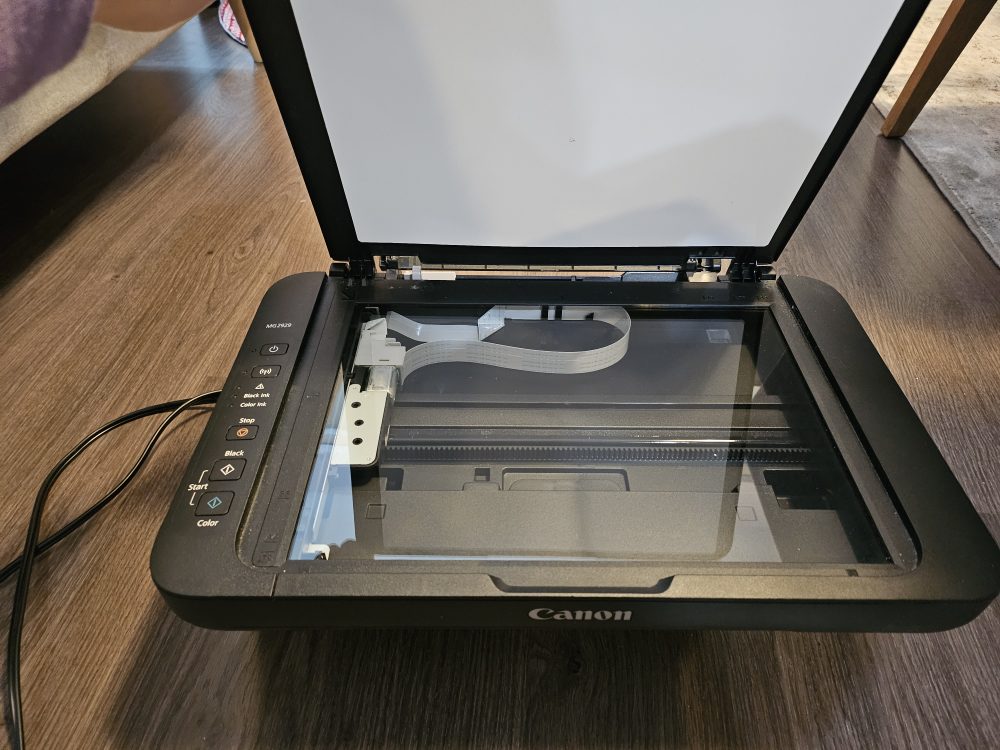 Canon Color Printer/copier/scanner with ink #freecycle - photo 3