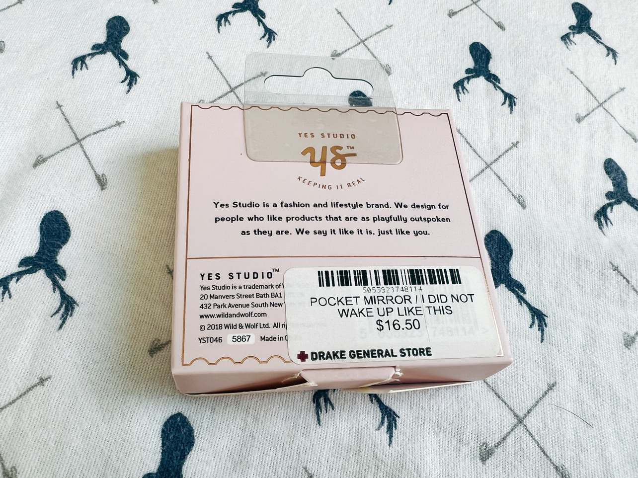 Yes Studio Pocket/Makeup Mirror Brand New #SellingSpree image indicator(5)