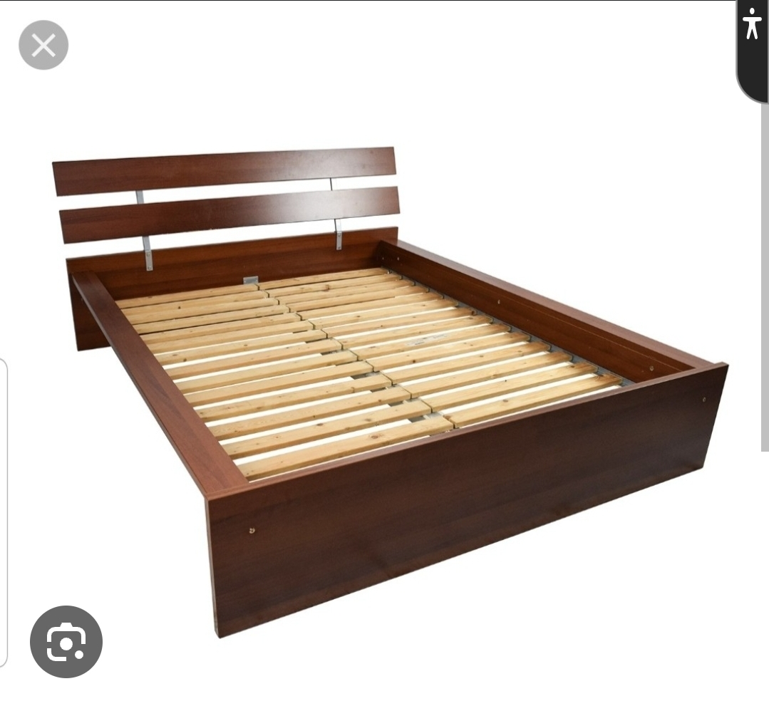 Ikea bed and nightstands for sale - photo 2