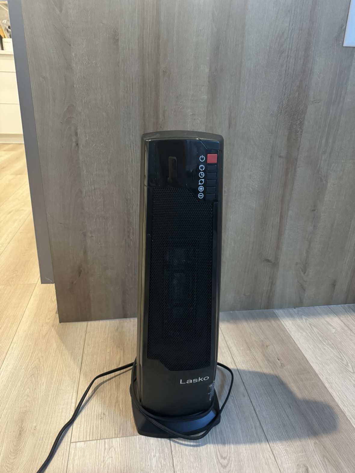 Lasko Oscillating Space Heater- Black (with remote)