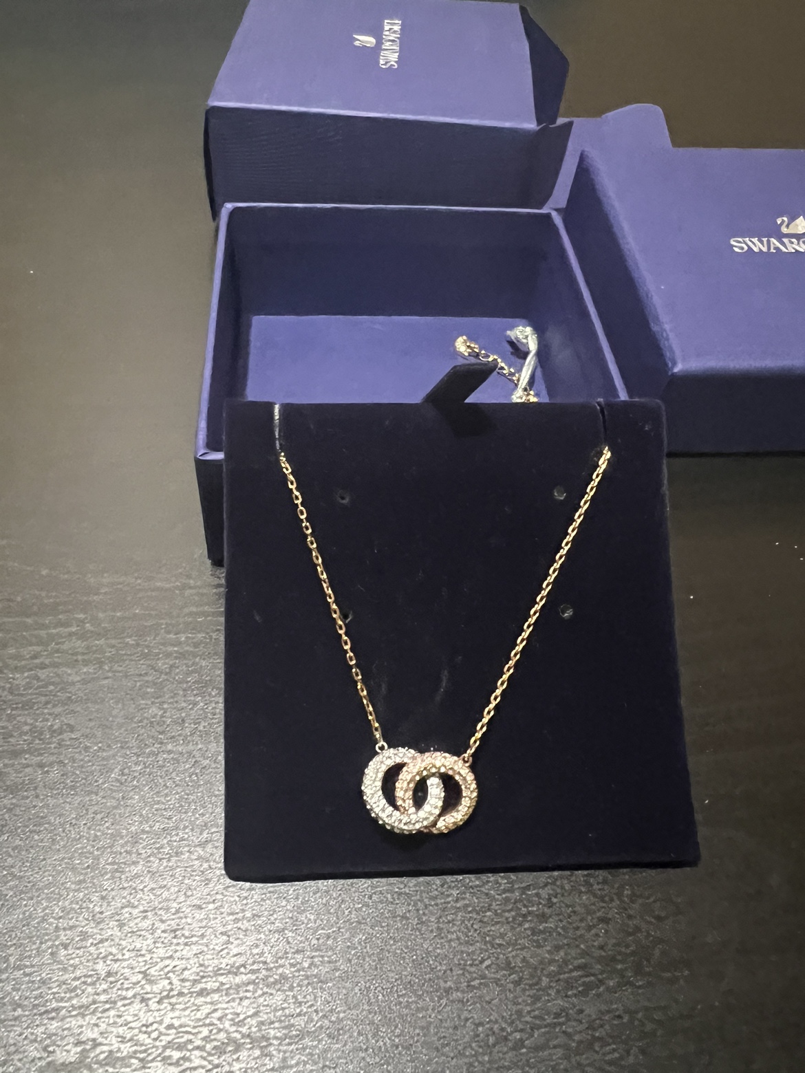 Swarovski Rose Gold necklace - photo 2